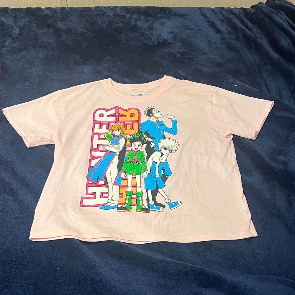 Kids Pink Anime T-Shirt